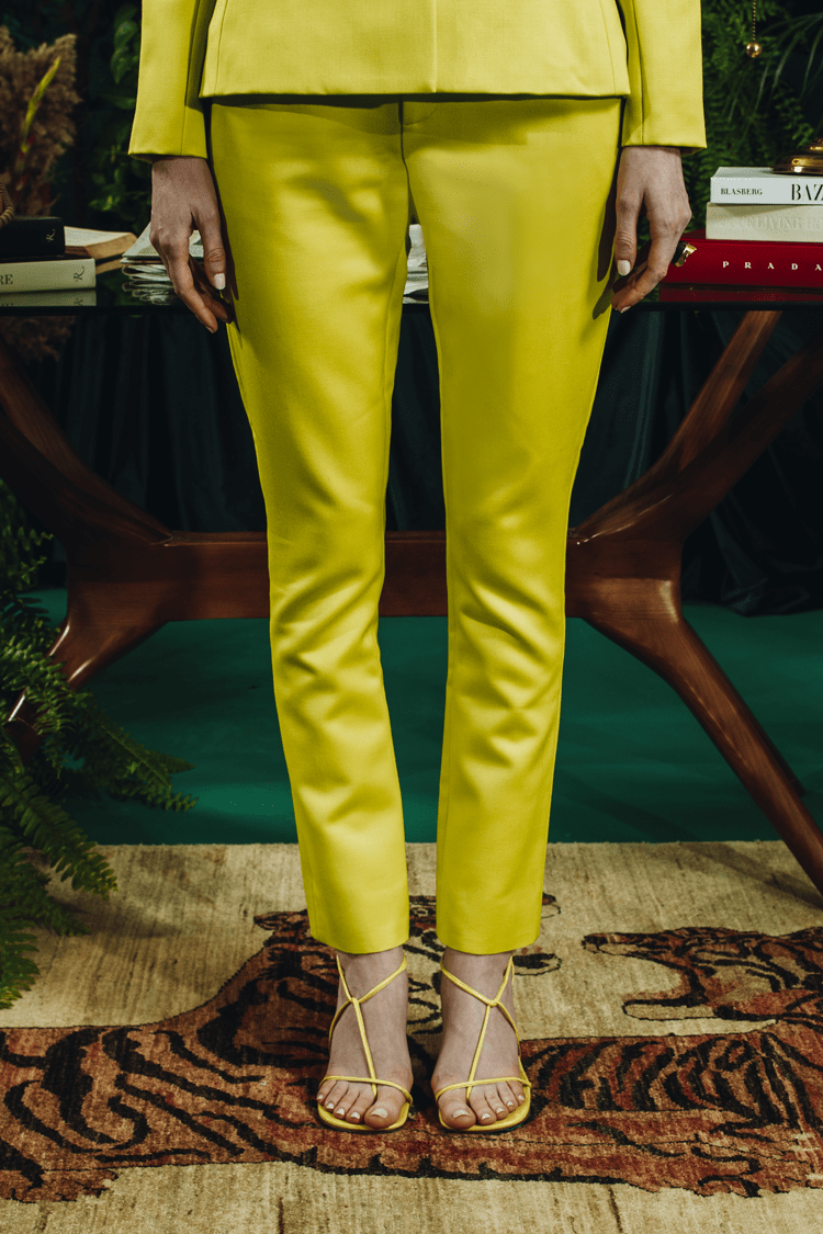 Cigarette trousers Ava Color - OLIVE OIL - Outlet vêtement femme - Reiko  Jeans