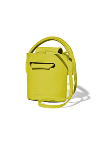 AMERICAE handbags Chartreuse The Ellipse Bucket Bag