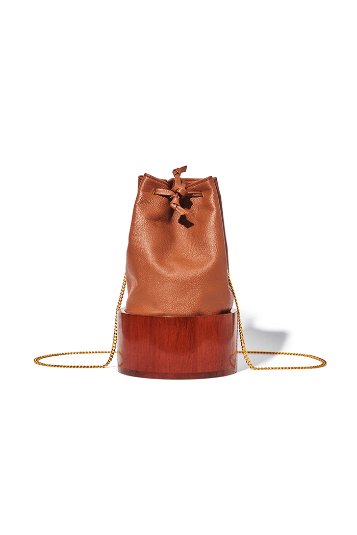 Americae handbags The Bucket Teak Bag