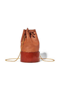 Americae handbags The Bucket Teak Bag