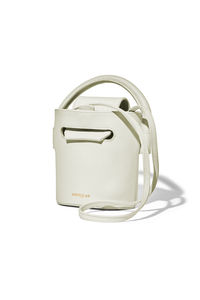 AMERICAE handbags White The Ellipse Bucket Bag