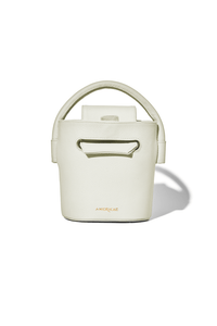 AMERICAE handbags White The Ellipse Bucket Bag